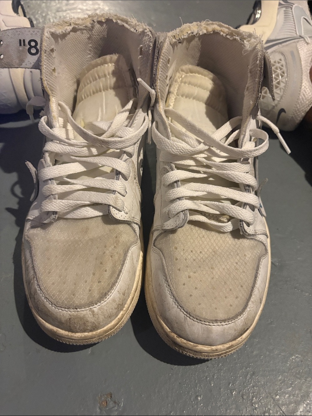 Nike White High-Top Sneakers